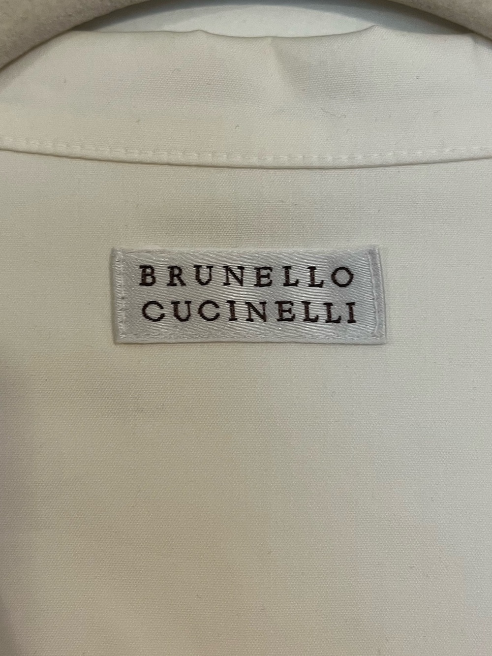 Brunello Cucinelli Off-White Tailored Drawstring Jacket with Contrast LeatherTie - Picture 3 of 15